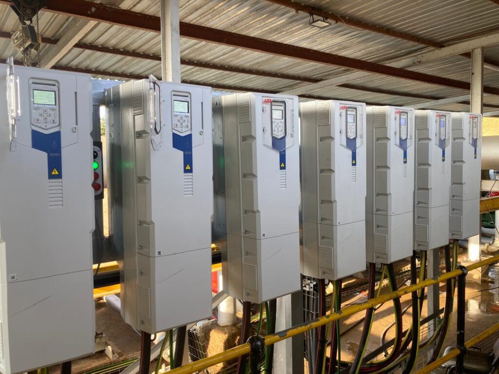 variable speed drives installed in zambia pumphouse